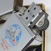 Bật Lửa Zippo Cổ Đồng Khối Mạ Chrome Trắng Xước Chủ Đề Tầu Chiến Ăn Mòn Phủ Sơn Đời 4 Vạch Sắc Năm 1978 ZC492