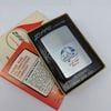 Bật Lửa Zippo Cổ Đồng Khối Mạ Chrome Trắng Xước Chủ Đề Tầu Chiến Ăn Mòn Phủ Sơn Đời 4 Vạch Sắc Năm 1978 ZC492