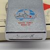 Bật Lửa Zippo Cổ Đồng Khối Mạ Chrome Trắng Xước Chủ Đề Tầu Chiến Ăn Mòn Phủ Sơn Đời 4 Vạch Sắc Năm 1978 ZC492