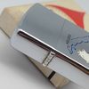 Bật Lửa Zippo Cổ Đồng Khối Mạ Chrome Trắng Chủ Đề Quân Sự Ăn Mòn Phủ Sơn Đời 4 Vạch Sắc Năm 1978 ZC493