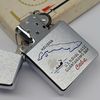 Bật Lửa Zippo Cổ Đồng Khối Mạ Chrome Trắng Chủ Đề Quân Sự Ăn Mòn Phủ Sơn Đời 4 Vạch Sắc Năm 1978 ZC493