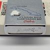 Bật Lửa Zippo Cổ Đồng Khối Mạ Chrome Trắng Chủ Đề Quân Sự Ăn Mòn Phủ Sơn Đời 4 Vạch Sắc Năm 1978 ZC493