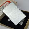 Bật Lửa Zippo Cổ Đồng Khối Mạ Chrome Trắng Chủ Đề Quân Sự Ăn Mòn Phủ Sơn Đời 4 Vạch Sắc Năm 1978 ZC494
