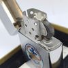 Bật Lửa Zippo Cổ Đồng Khối Mạ Chrome Trắng Chủ Đề Quân Sự Ăn Mòn Phủ Sơn Đời 4 Vạch Sắc Năm 1978 ZC494