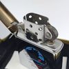 Bật Lửa Zippo Cổ Đồng Khối Mạ Chrome Trắng Chủ Đề Tầu Chiến Quân Sự Ăn Mòn Phủ Sơn Đời 5 Vạch Sắc Năm 1977 ZC495