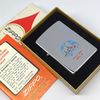 Bật Lửa Zippo Cổ Đồng Khối Mạ Chrome Trắng Chủ Đề Tầu Chiến Quân Sự Ăn Mòn Phủ Sơn Đời 5 Vạch Sắc Năm 1977 ZC495