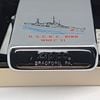 Bật Lửa Zippo Cổ Đồng Khối Mạ Chrome Trắng Xước Chủ Đề Tầu Chiến Quân Sự Ăn Mòn Phủ Sơn Đời 1 Vạch Sắc Năm 1981 ZC496