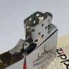 Bật Lửa Zippo Cổ Đồng Khối Mạ Chrome Trắng Xước Chủ Đề Tầu Chiến Quân Sự Ăn Mòn Phủ Sơn Đời 1 Vạch Sắc Năm 1981 ZC496