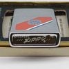 Bật Lửa Zippo Cổ Đồng Khối Mạ Chrome Trắng Chủ Đề Quân Sự Ăn Mòn Phủ Sơn Đời 5 Vạch Sắc Năm 1977 ZC497