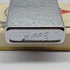 Bật Lửa Zippo Cổ Đồng Khối Mạ Chrome Trắng Chủ Đề Quân Sự Ăn Mòn Phủ Sơn Đời 5 Vạch Sắc Năm 1977 ZC497