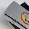 Bật Lửa Zippo Cổ Đồng Khối Mạ Chrome Trắng Chủ Đề Quân Sự Ăn Mòn Phủ Sơn Đời 3 Vạch Sắc Năm 1979 ZC498