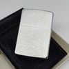 Bật Lửa Zippo Cổ Đồng Khối Mạ Chrome Trắng Chủ Đề Quân Sự Ăn Mòn Phủ Sơn Đời 3 Vạch Sắc Năm 1979 ZC498