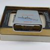 Bật Lửa Zippo Cổ Đồng Khối Mạ Chrome Trắng Chủ Đề Tầu Chiến Quân Sự Ăn Mòn Phủ Sơn Đời 1 Vạch Sắc Năm 1981 ZC499
