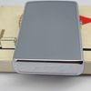 Bật Lửa Zippo Cổ Đồng Khối Mạ Chrome Trắng Chủ Đề Tầu Chiến Quân Sự Ăn Mòn Phủ Sơn Đời 2 Vạch Thẳng Năm 1972 ZC500