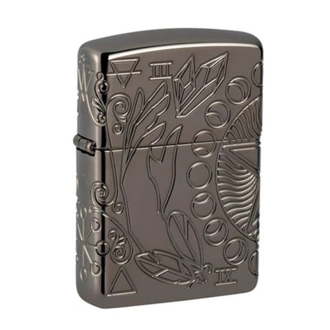 Bật Lửa Zippo Multicut Wicca Design Armor® Black Ice® Z355