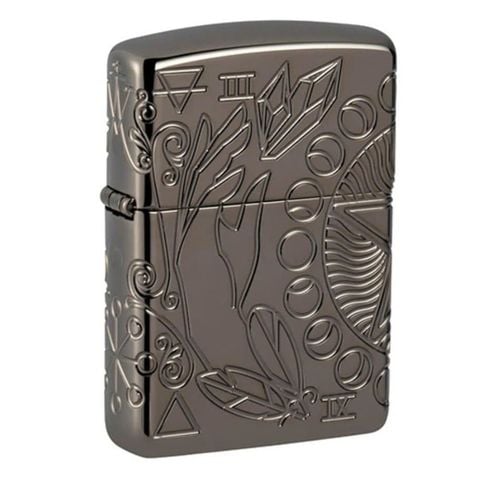 Bật Lửa Zippo Multicut Wicca Design Armor® Black Ice® Z355