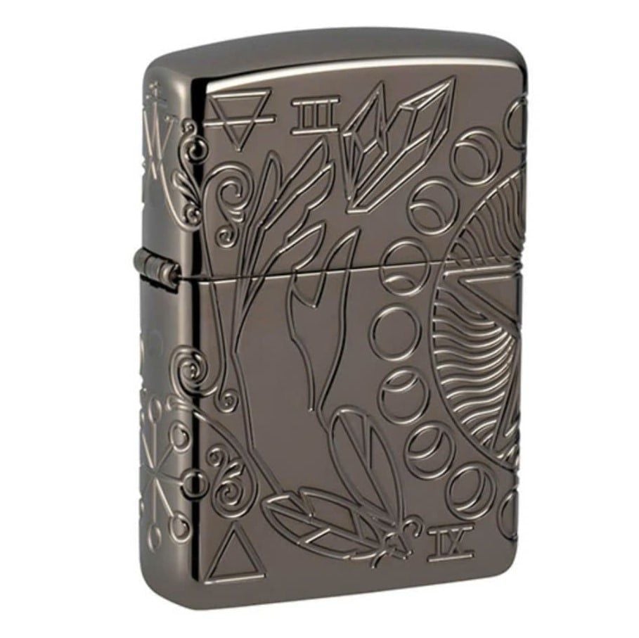 Bật Lửa Zippo Multicut Wicca Design Armor® Black Ice® Z355