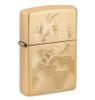 Bật Lửa Zippo Golden Dragon Rồng High Polish Brass Z351