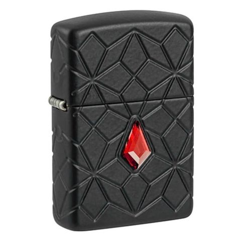 Bật Lửa Zippo 46756 – Zippo Armor® Crystal MultiCut Black Matte Z353