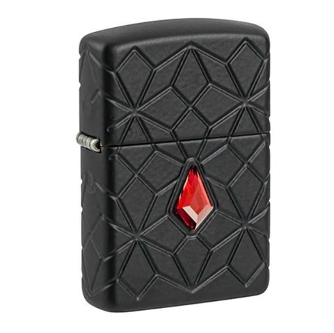 Bật Lửa Zippo 46756 – Zippo Armor® Crystal MultiCut Black Matte Z353