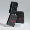 Bật Lửa Zippo 46756 – Zippo Armor® Crystal MultiCut Black Matte Z353