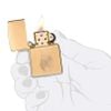 Bật Lửa Zippo Filigree Flame High Polish Brass Z352