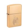 Bật Lửa Zippo Filigree Flame High Polish Brass Z352