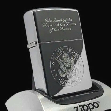 Bật Lửa Zippo Đồng Nguyên Khối Mạ Chrome Trắng Bóng Khắc Ăn Mòn Chủ Đề Quân Sự Đời XII La Mã Sản Xuất Năm 1996 ZL856