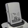 Bật Lửa Zippo Đồng Khối Mạ Chrome Khắc Ăn Mòn Phủ Sơn Chủ Đề Chiến Tranh Sản Xuất Năm 1997 Đời XIII La Mã ZL855