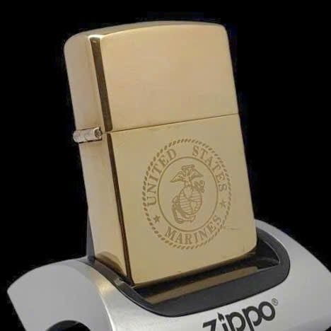 Bật Lửa Zippo Đồng Nguyên Khối Logo Quân Sự Ăn Mòn Đời IX La Mã Hiếm Gặp Năm 1993 ZL828