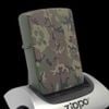 Bật Lửa Zippo Đồng Khối Sơn Phủ Camo Rằn Ri Chu Niên 1932 - 1989 Hiếm Gặp SX Năm 1989 ZL830