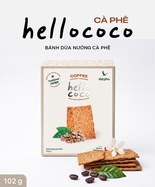  HelloCoco Cà phê -  Bánh dừa nướng cà phê 