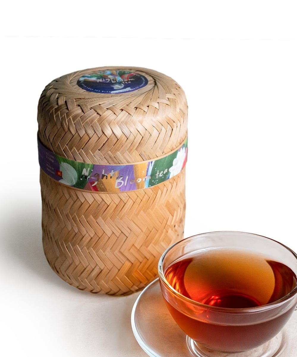Night Bloom Tea - Trà Lá Sen Ướp Hoa Lài 80g