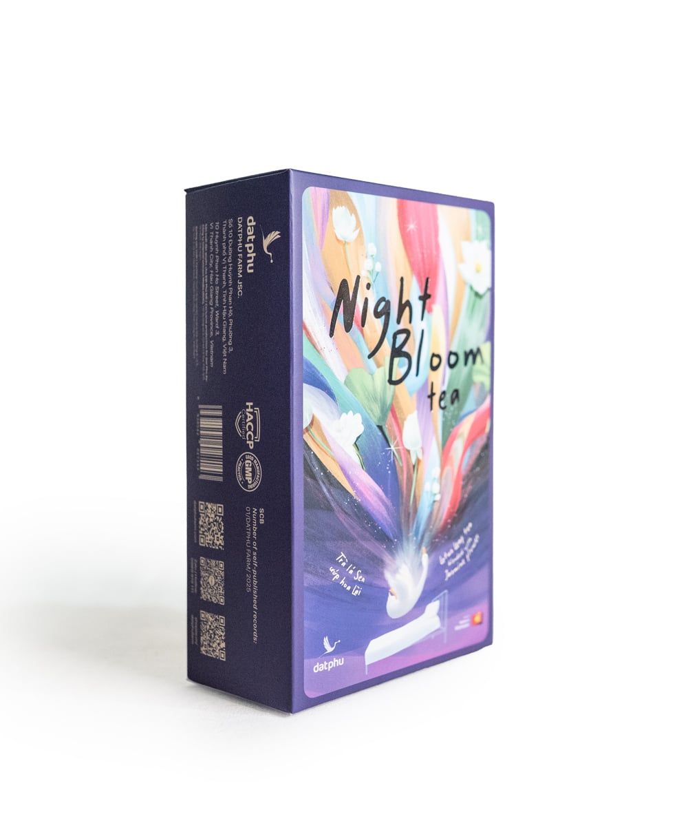 Night Bloom Tea - Trà Lá Sen Ướp Hoa Lài 40g