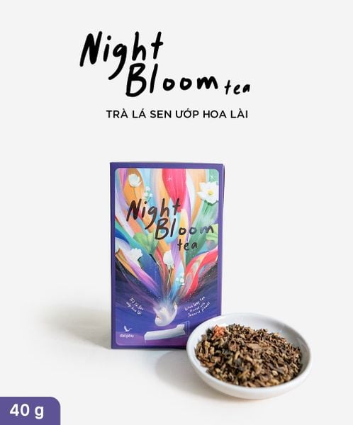  Night Bloom Tea - Trà Lá Sen Ướp Hoa Lài 40g 