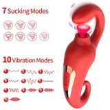  Máy Massage Mini Lafite Mode 2229 Ngón Tay Hút, Nhiều Tần Số Rung 