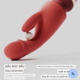  Chày Massage Cao Cấp Jiuuy Grace 81, Nhiều Tần Số Rung, 2 Đầu Thay Thế, Nhiệt Độ Cực Hot 