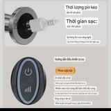  Máy Massage Hình DV Mini, Kim Loại Sốc Điện Giữa Thân, Có Điều Khiển Từ Xa Cao Cấp 