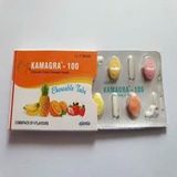  Viên Nhai Nam Giới Vị Trái Cây Nhiệt Đới Kamagra 100mg 