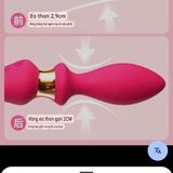  Cây Massage 2 Đầu Mizzee, Nhiều Tần Số Rung 