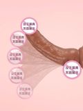  DV Giả Gân Toys , Silicon Màu Da Như Thật , Có Đế Dán Tường 