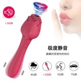  Cây Massage Hoa Hồng Đỏ, Nhiều Tần Số Rung, Hút Nhiều Cảm Xúc 