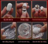  Bao Cao Su Đôn Dzên Rung, Có Quai Đeo, Silicone Trong Suốt, Nhiều Tần Số Rung 