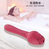  Cây Massage Hoa Hồng Đỏ, Nhiều Tần Số Rung, Hút Nhiều Cảm Xúc 