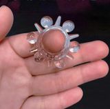  Vòng Đeo DV Nam, Silicone Mềm, 01 Vòng Gai & Bi 