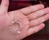  Vòng Đeo DV Nam, Silicone Mềm, 01 Vòng Gai & Bi 