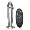  Máy Massage Hình DV Mini, Kim Loại Sốc Điện Giữa Thân, Có Điều Khiển Từ Xa Cao Cấp 