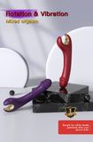  Cây Massage Vibrator Silicone Tay Cầm Càng Cua Xoay 360 Độ Cao Cấp 