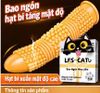  Bao Cao Su Ngón Tay Les Cat, Siêu Điểm Nổi, Gân Xoắn, Hộp 08 Cái 