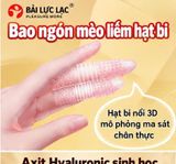  Bao Cao Su Ngón Tay Les Cat, Siêu Điểm Nổi, Gân Xoắn, Hộp 08 Cái 